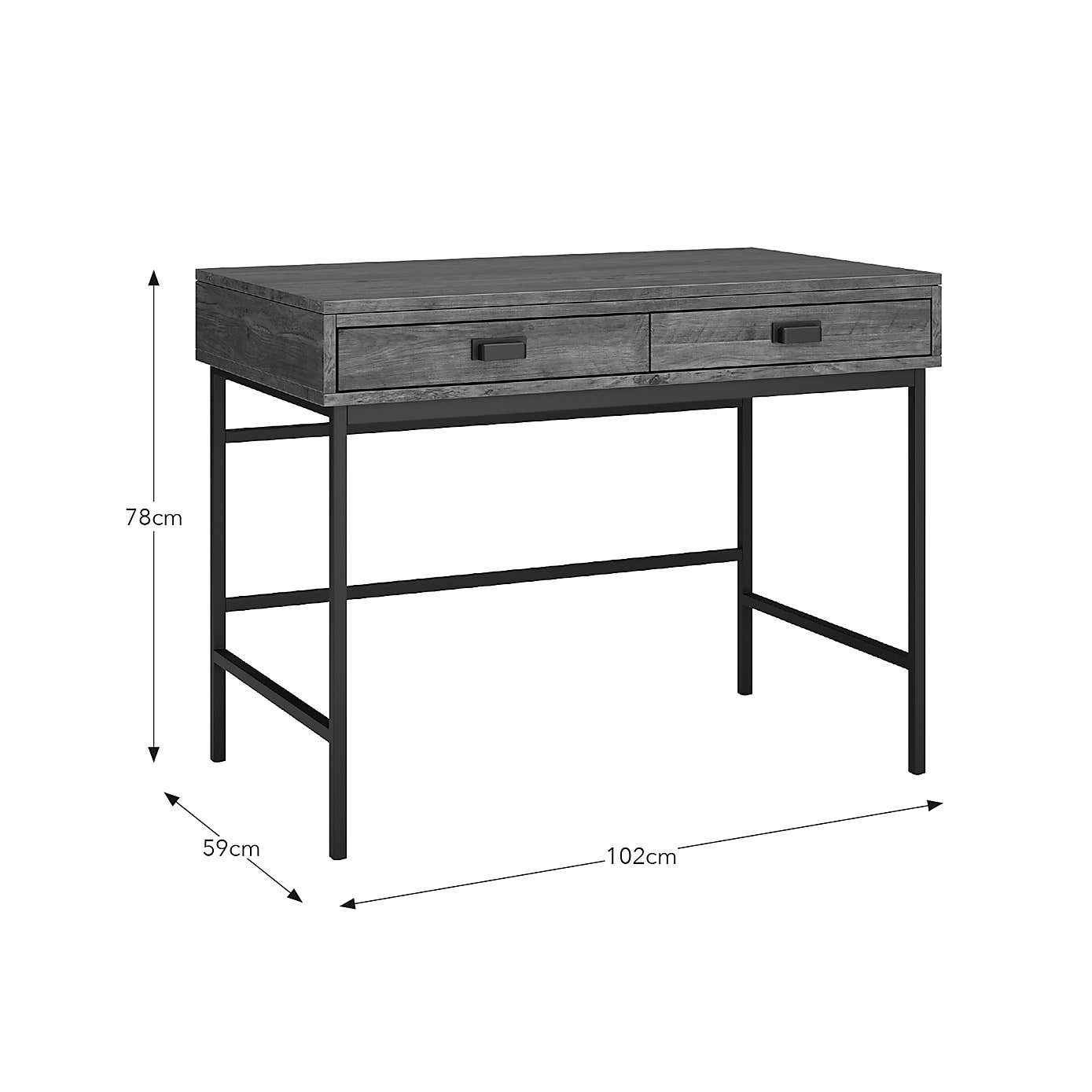 Fulton Draftsman Desk, Pine Effect