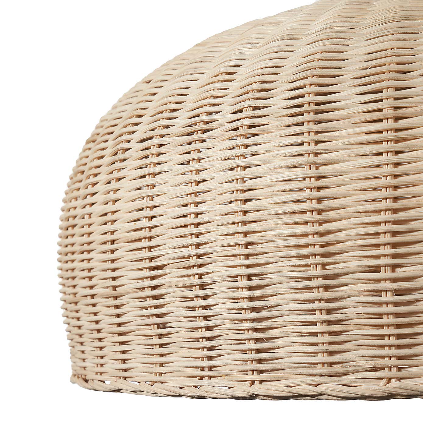 Caswell Rattan Dome Easy Fit Pendant Shade