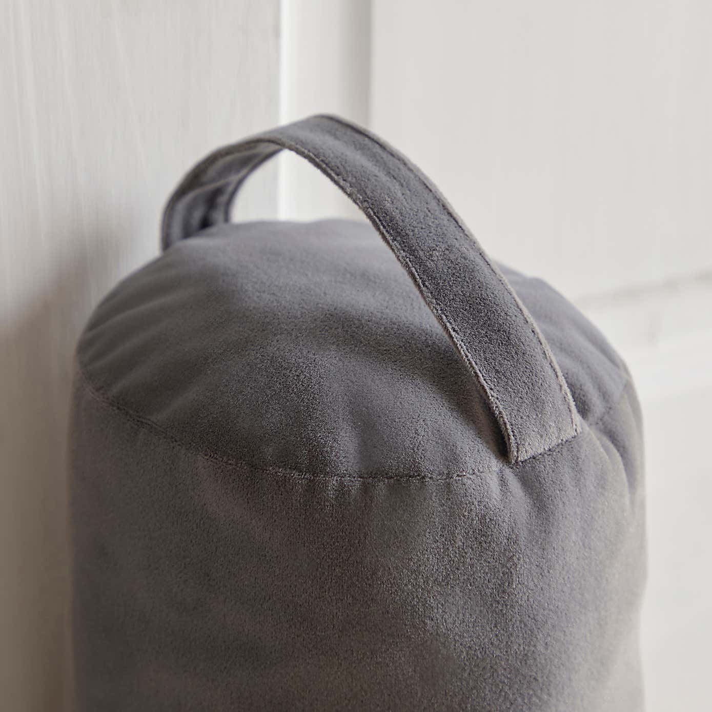 Velvet Cylinder Doorstop