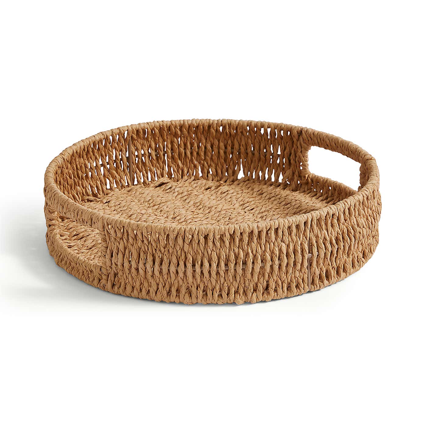 Round Woven Rope Tray
