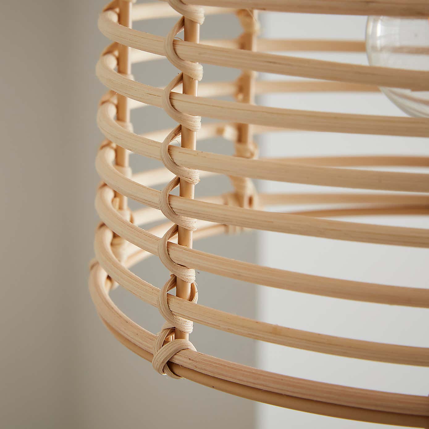 Emil Rattan Easy Fit Pendant Shade