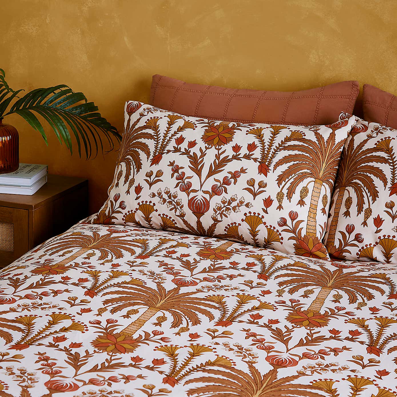 Palma Tropics 100% Cotton Duvet Cover and Pillowcase Set