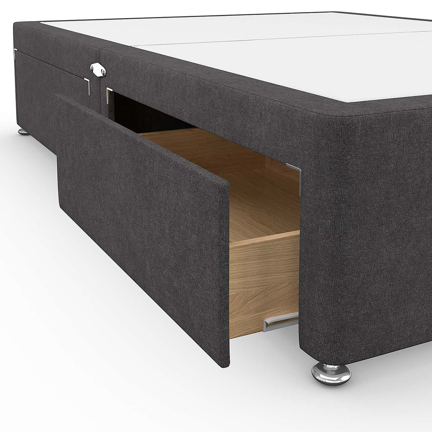 Essentials Divan Base, Chenille