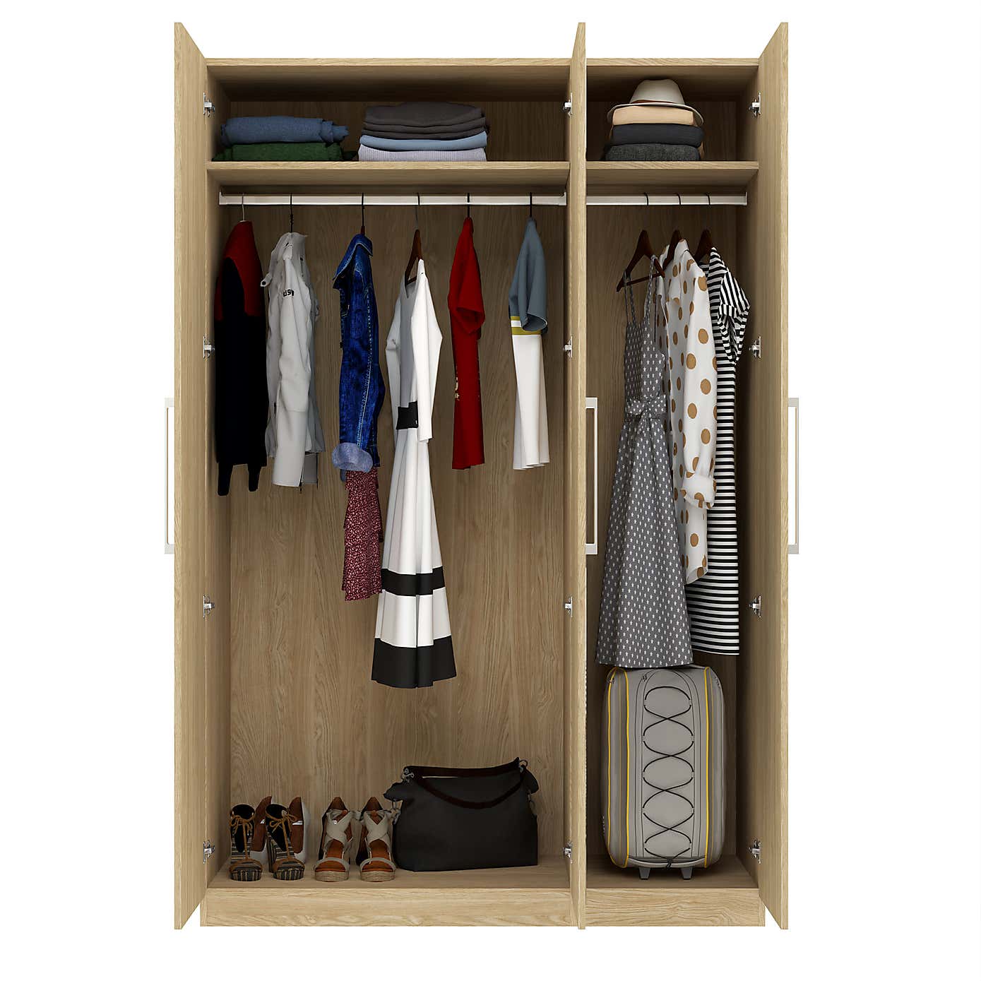 Foster Triple Wardrobe