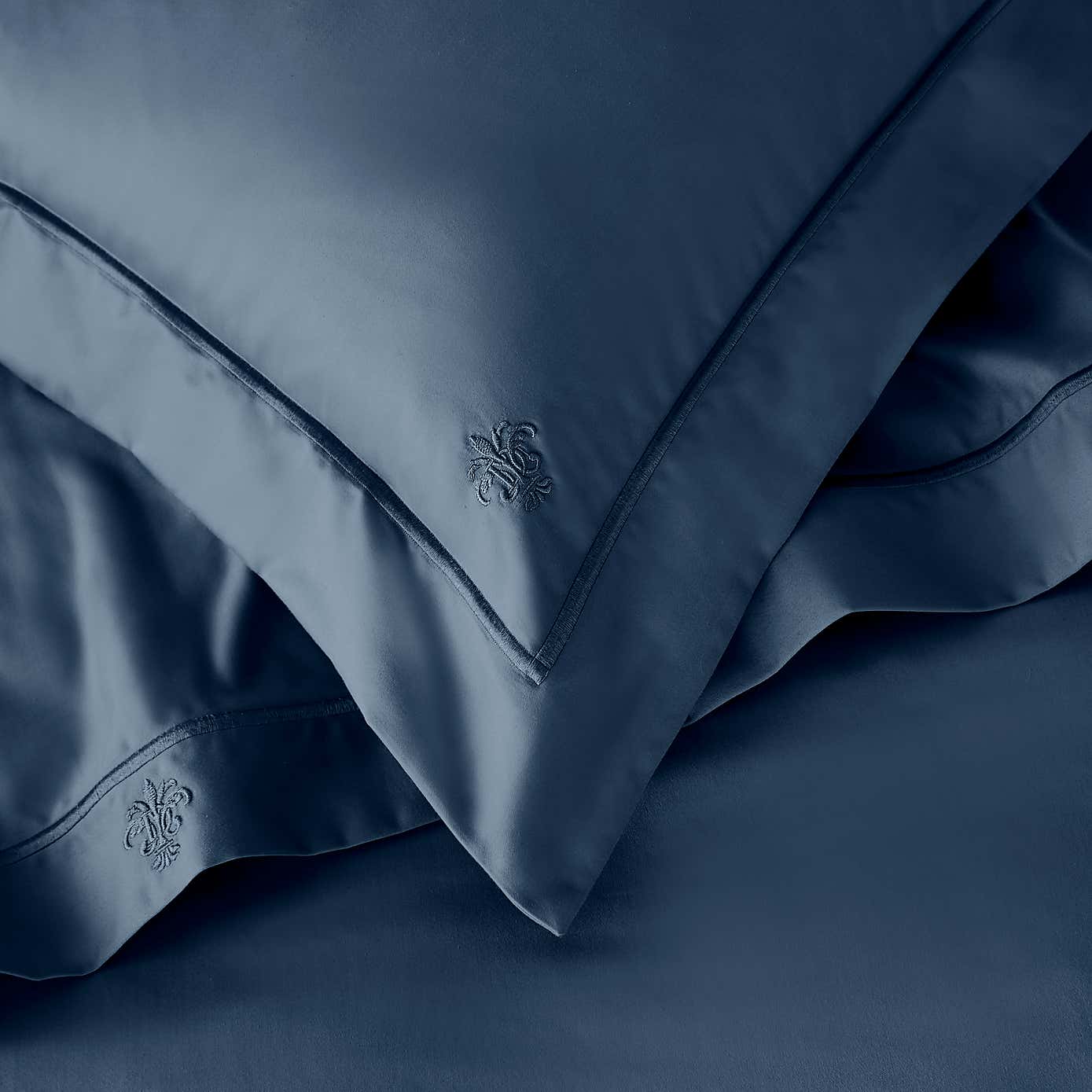 Dorma Egyptian Cotton 1000 Thread Count Silver Oxford Pillowcase