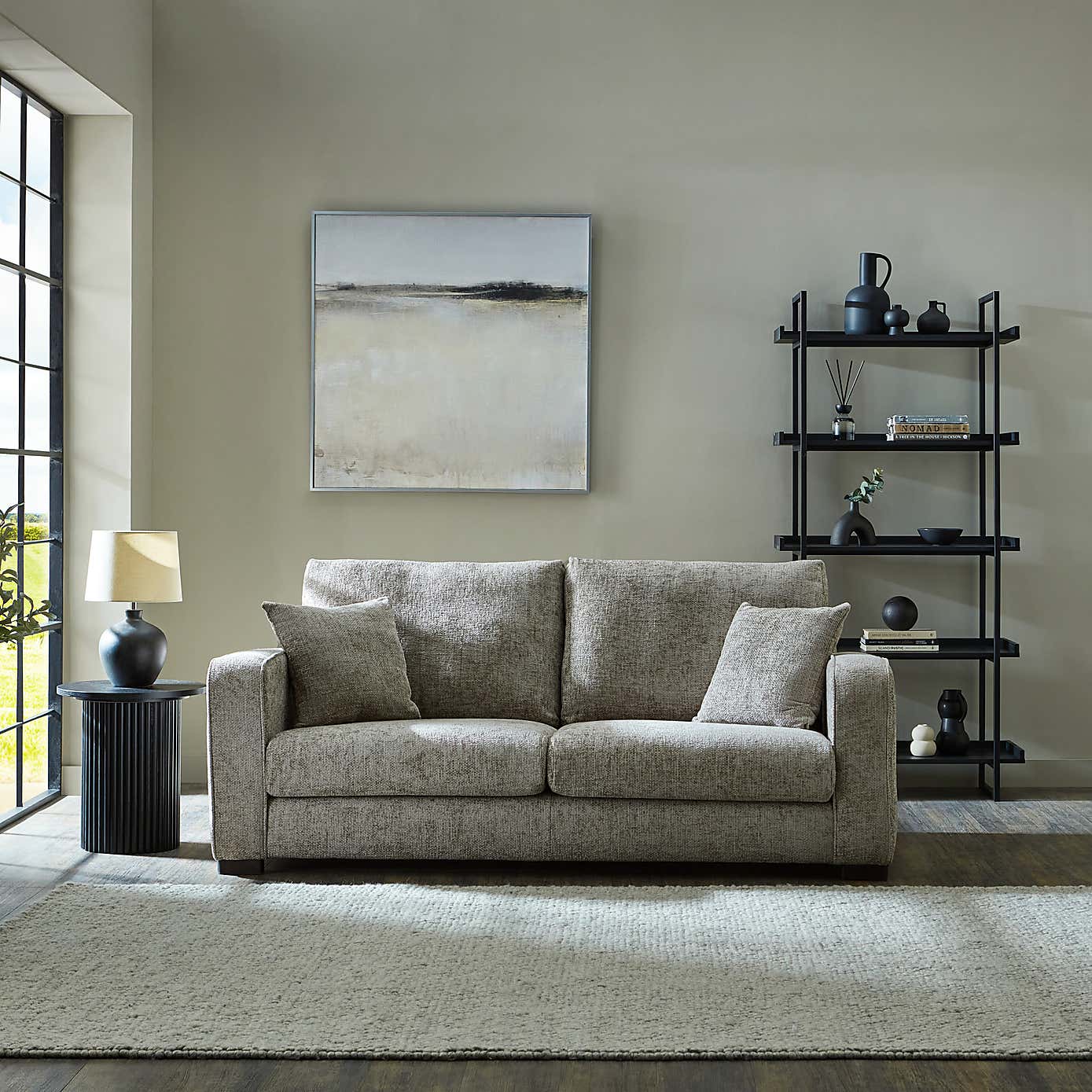 Carson Chunky Chenille 3 Seater Sofa