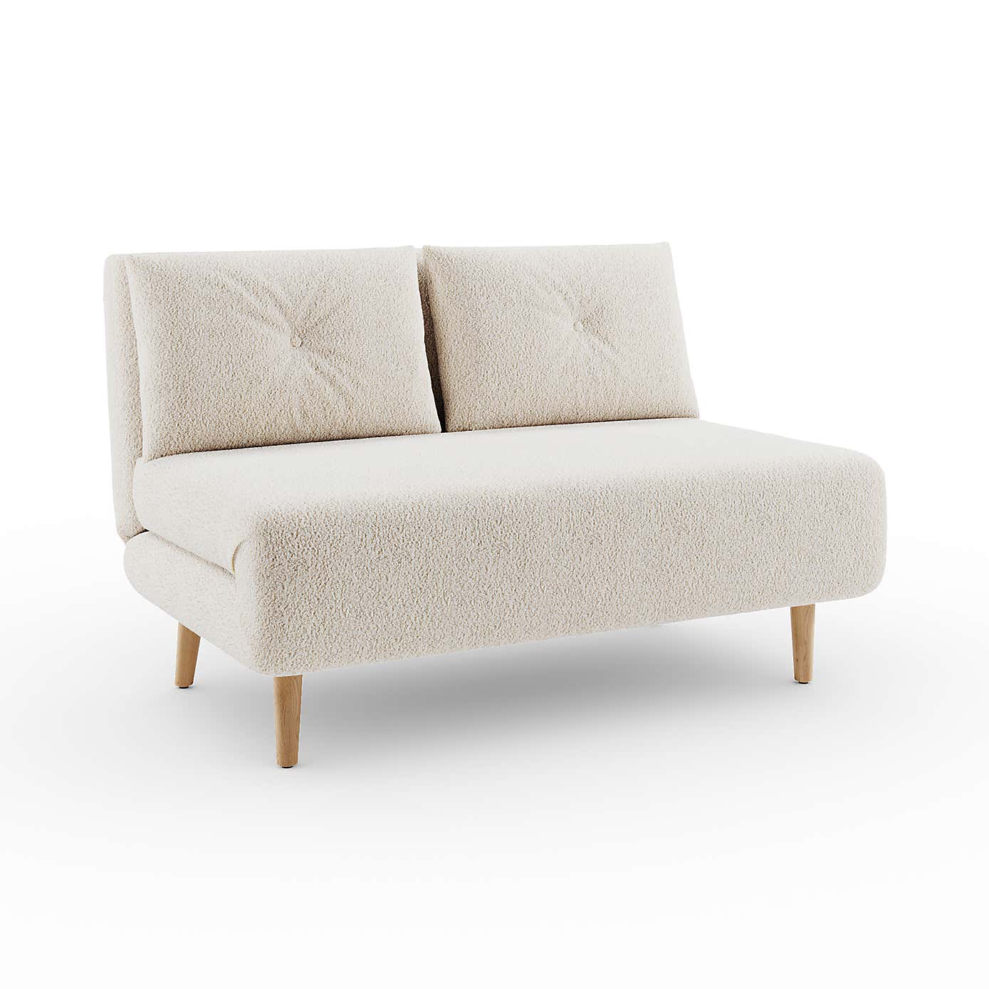 Phoebe Sherpa Small Double Sofa Bed