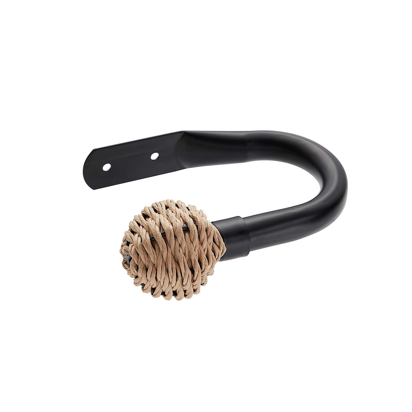 Wicker Holdback Pair Matte Black