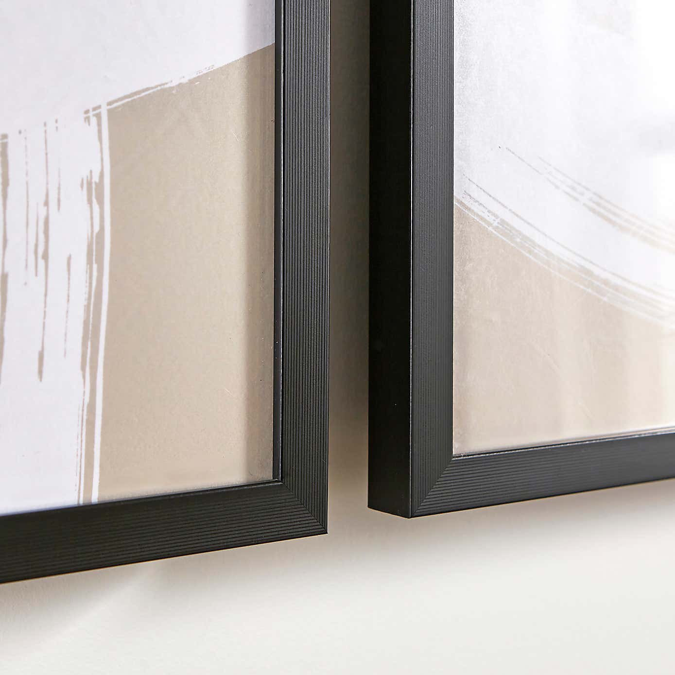 Set of 2 Abstract Natural Curves Framed Prints