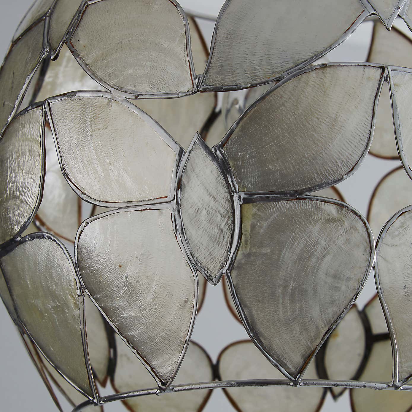 Butterfly Capiz Easy Fit Pendant Shade