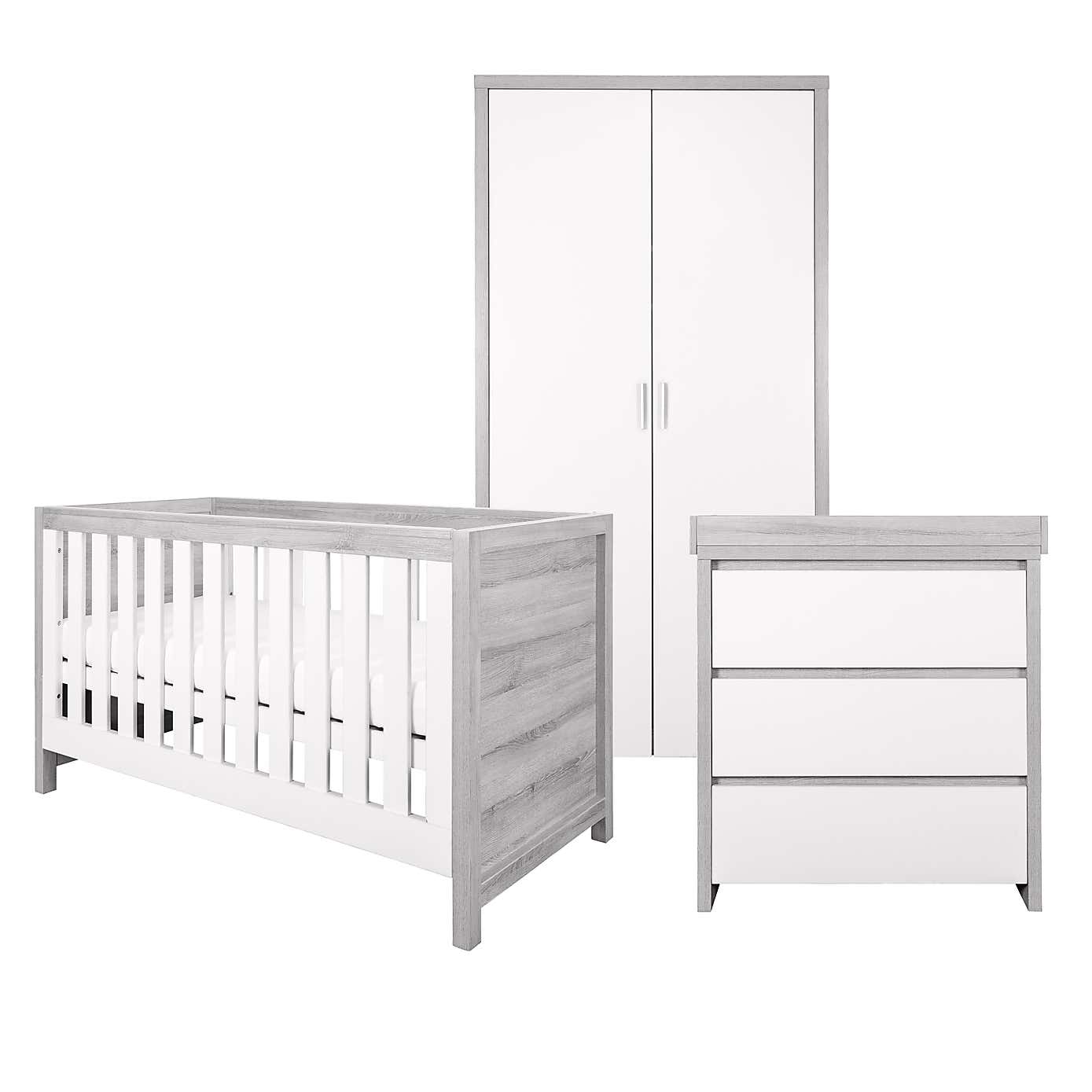 Tutti Bambini Modena 3 Piece Nursery Furniture Set