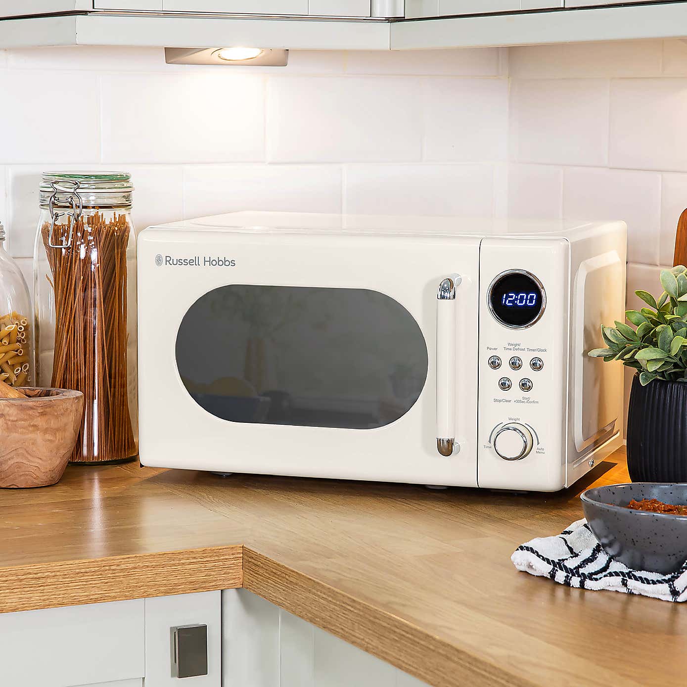 Russell Hobbs Retro Solo 20L Digital Microwave