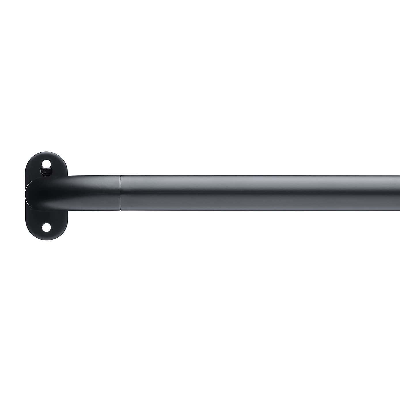 Room Darkening Blackout 25/28mm Metal Extendable Curtain Pole