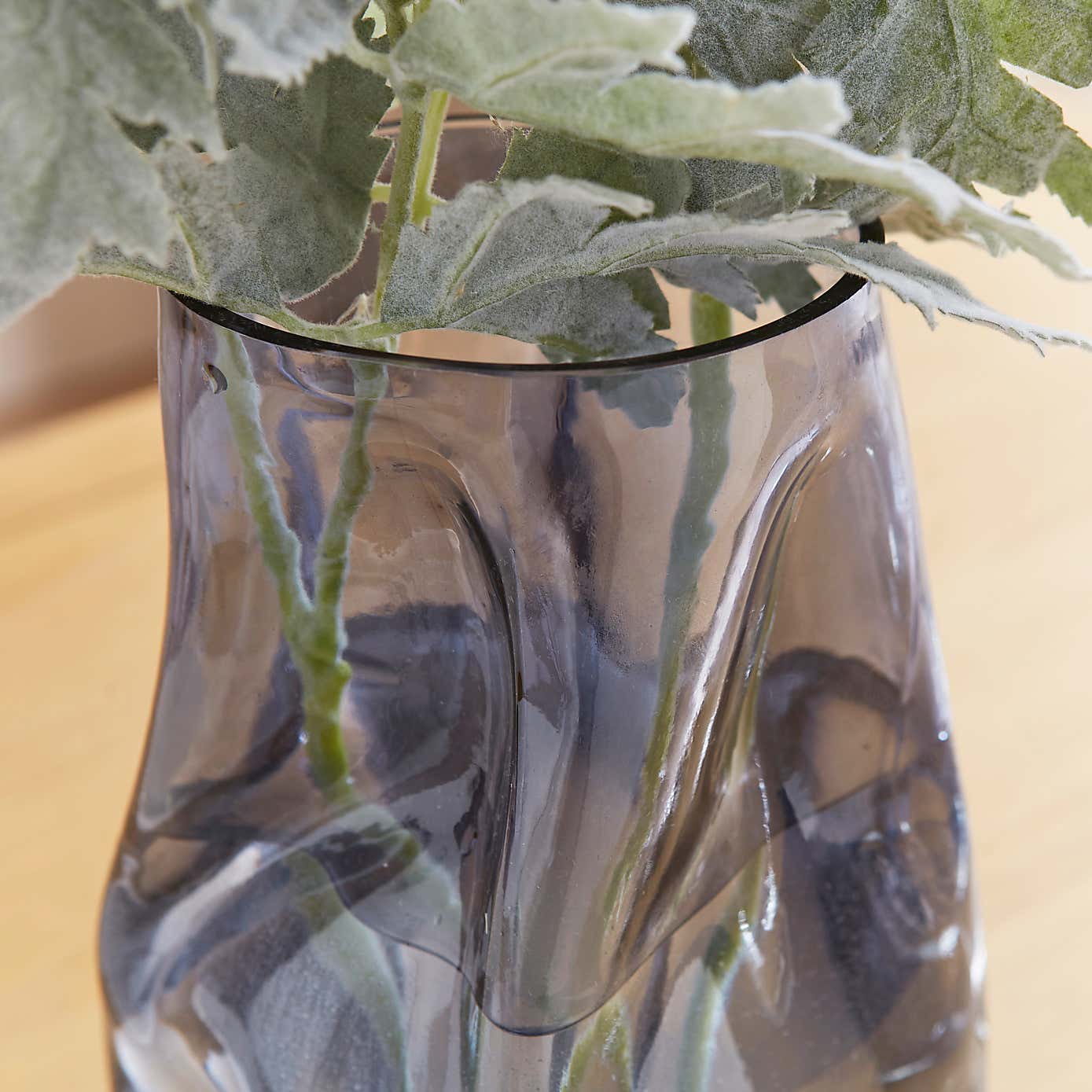 Oceanscape Twilight Pinch Glass Vase