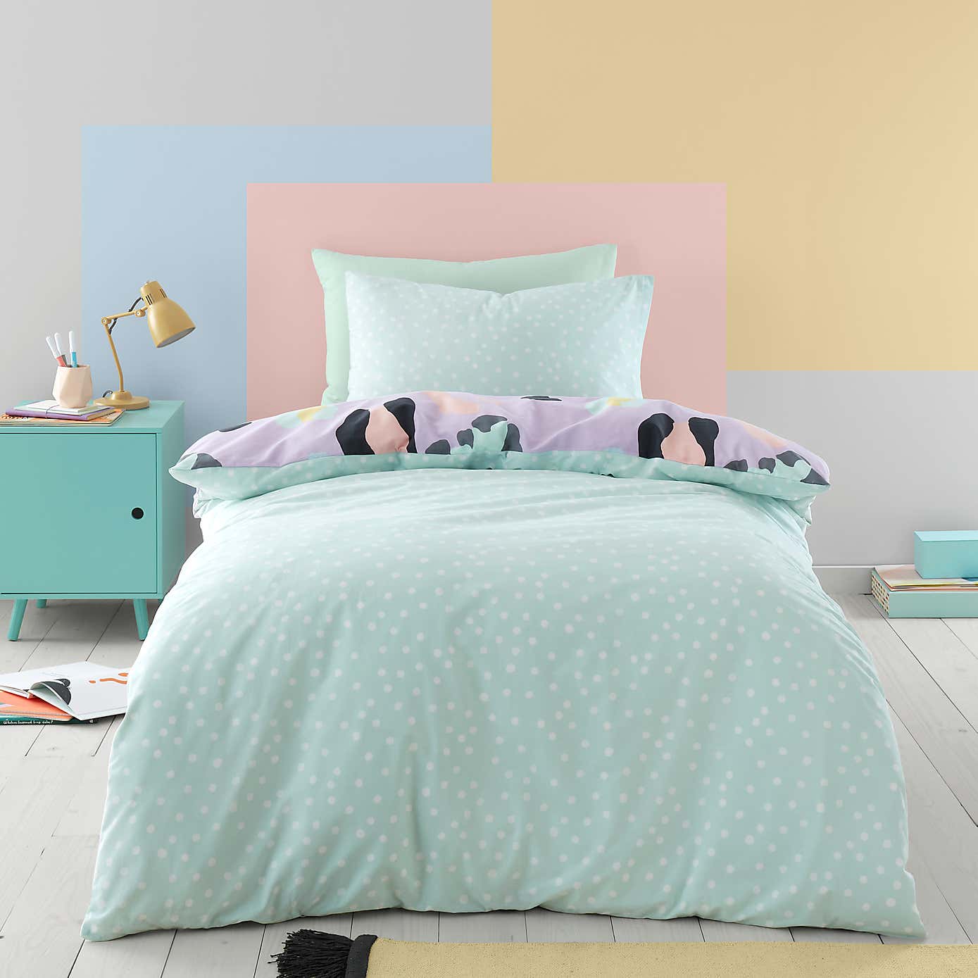 Leopard Duvet Cover and Pillowcase Set