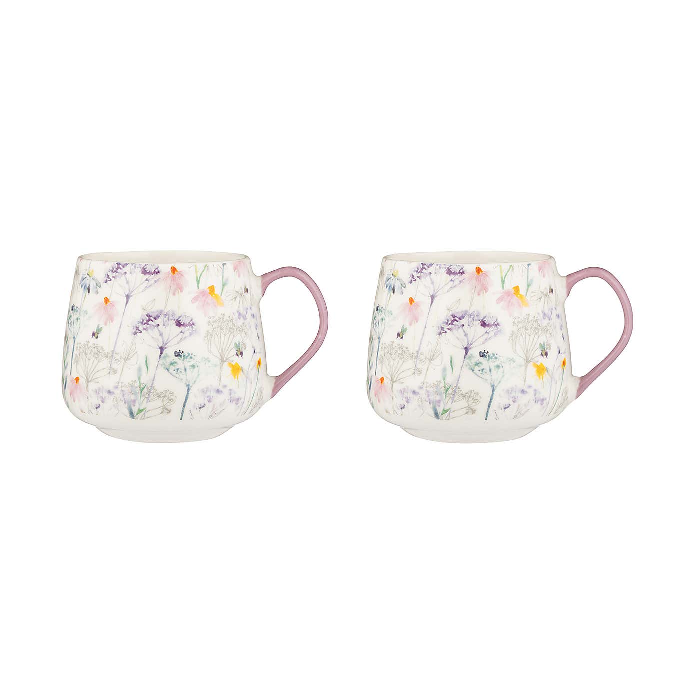 Price & Kensington Set of 2 Daisy Mugs