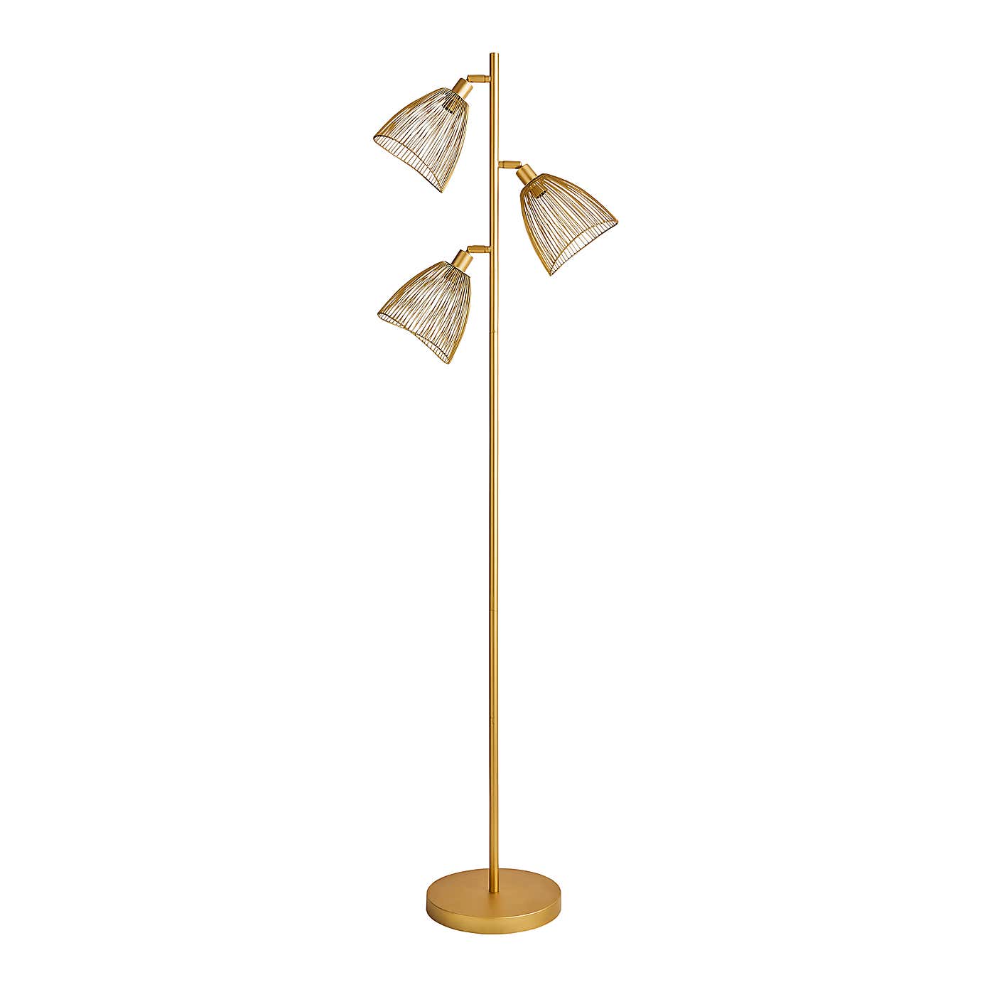 Elements Jaula 3 Light Floor Lamp