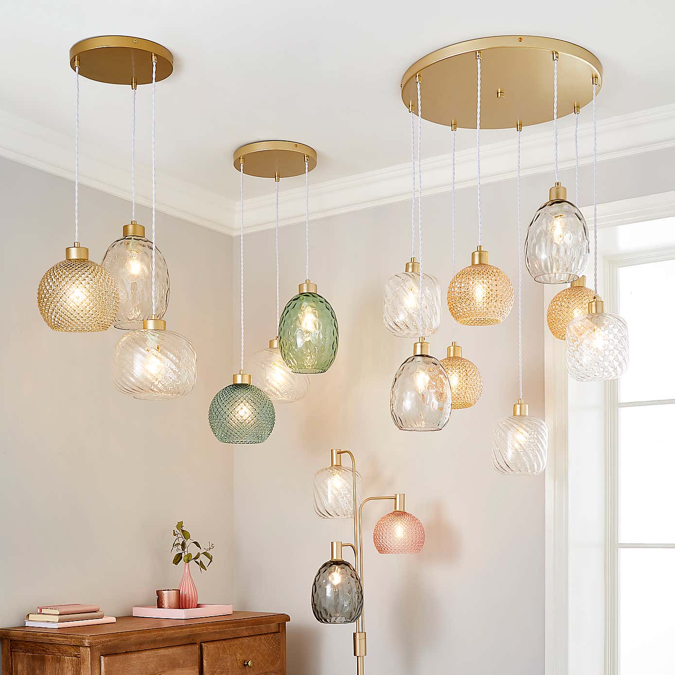Elodie 3 Light Cluster Ceiling Fitting
