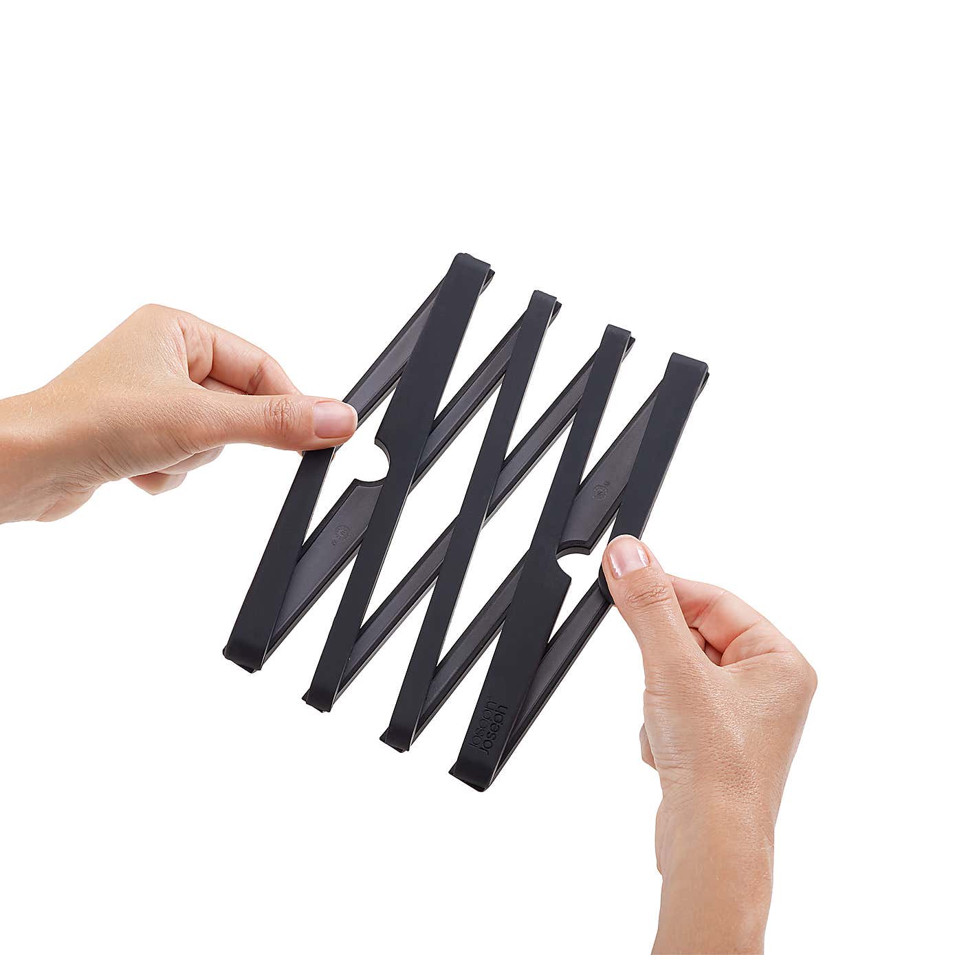 Joseph Joseph Stretch Silicone Black Pot Stand