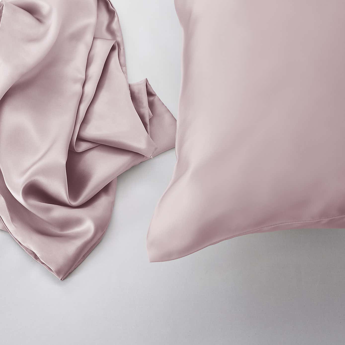 Dorma Blush Silk Pillowcase