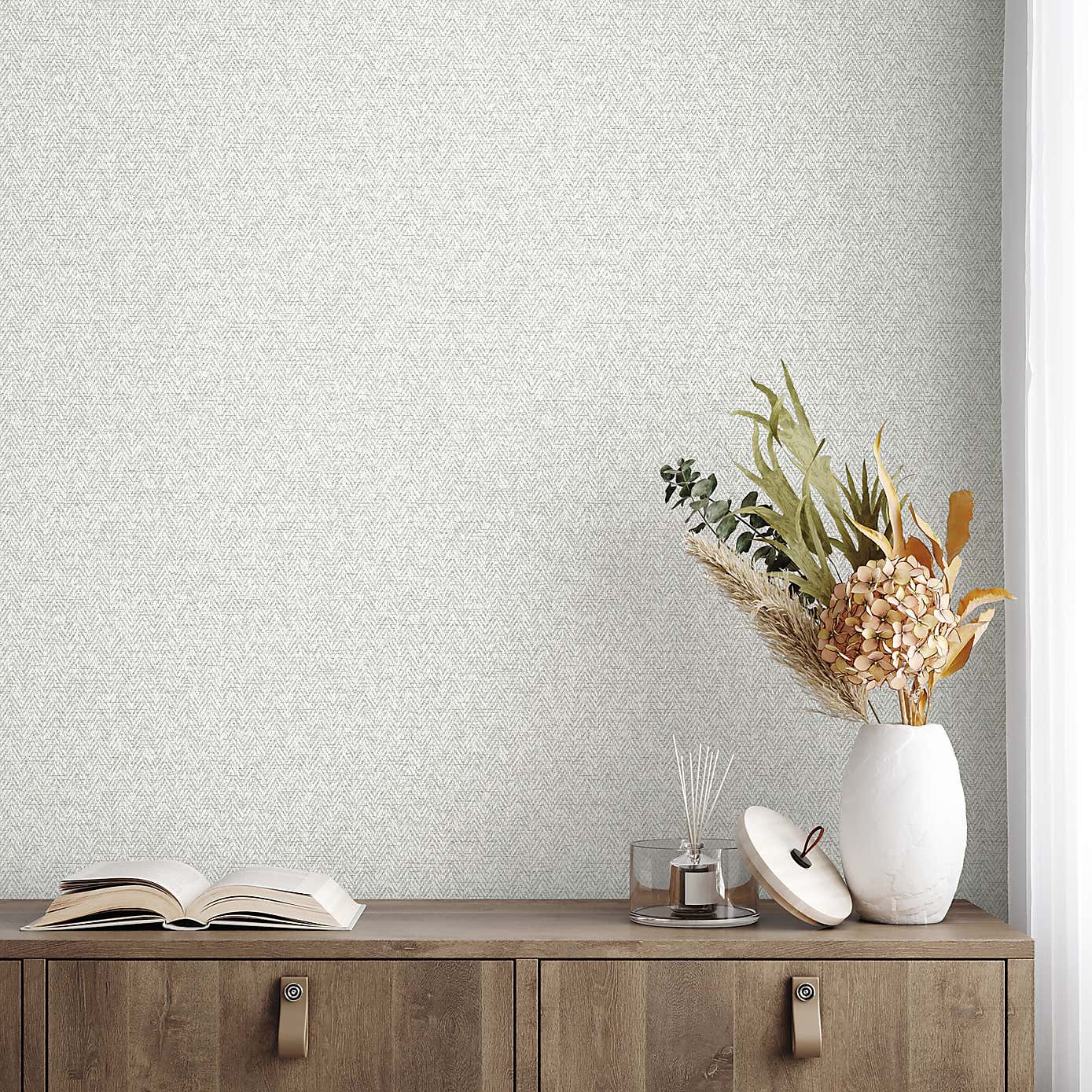 Churchgate Herringbone Wallpaper