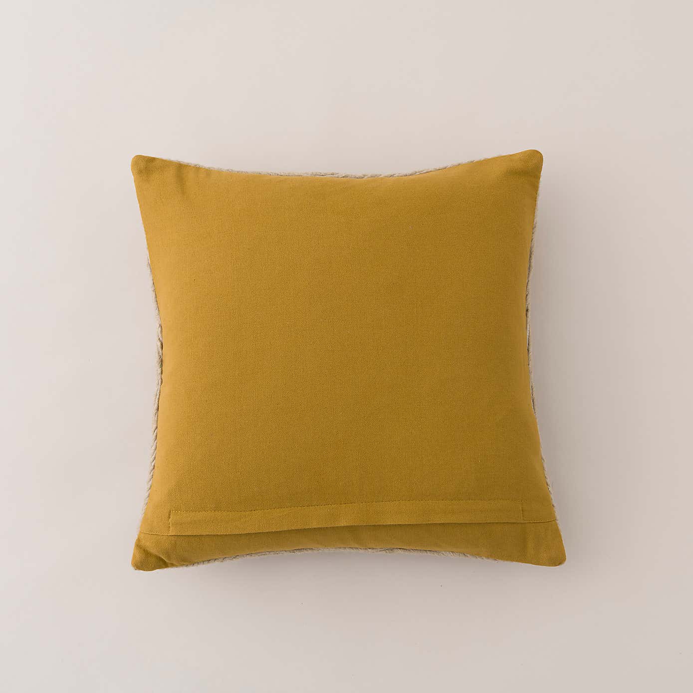 Hand Knotted Wool Floral Cushion