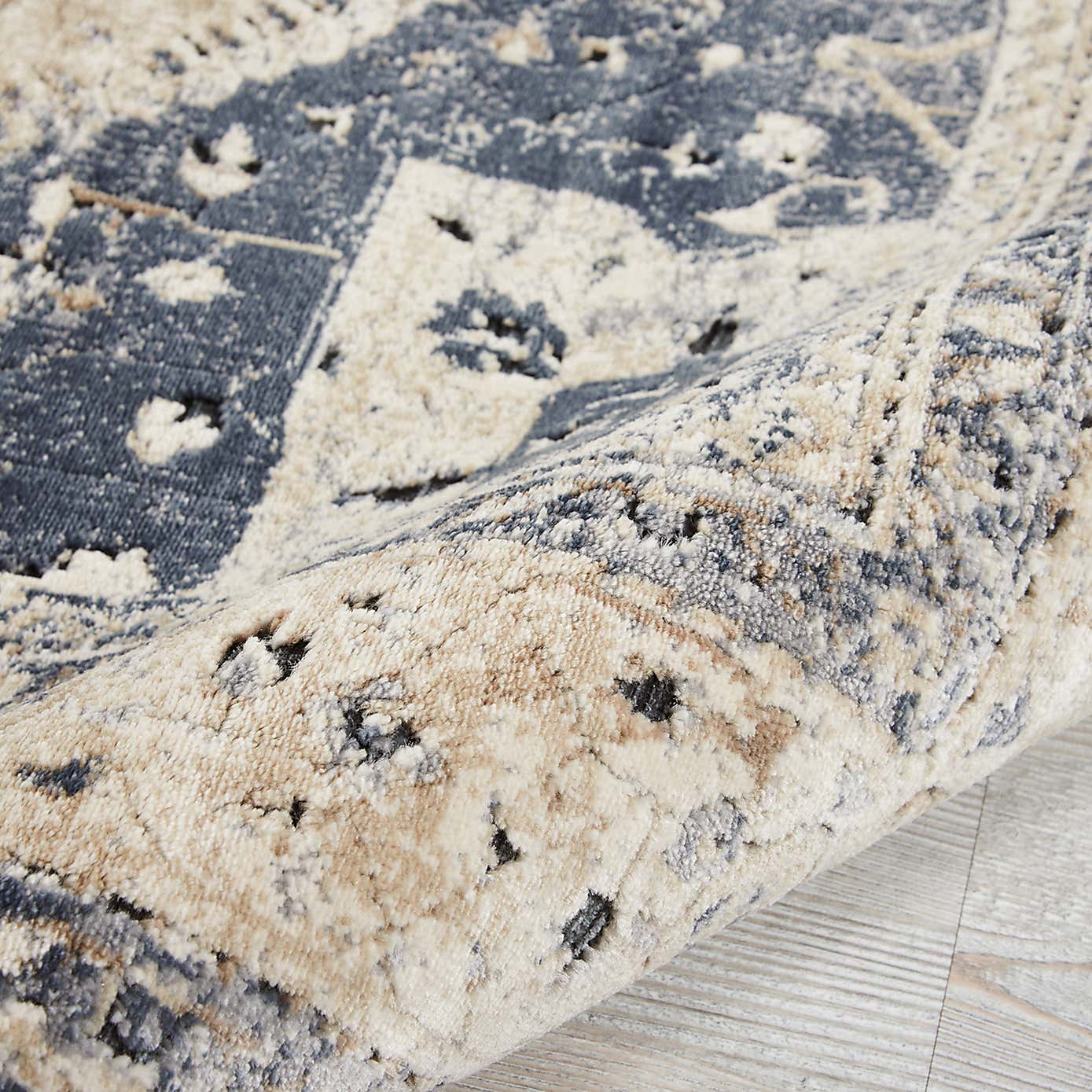 Beige and Blue Malta 2 Rug