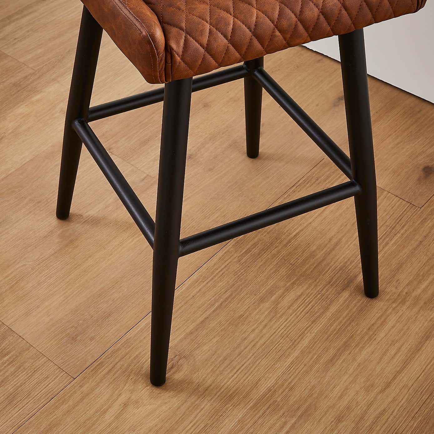 Montreal Counter Height Bar Stool, Faux Leather