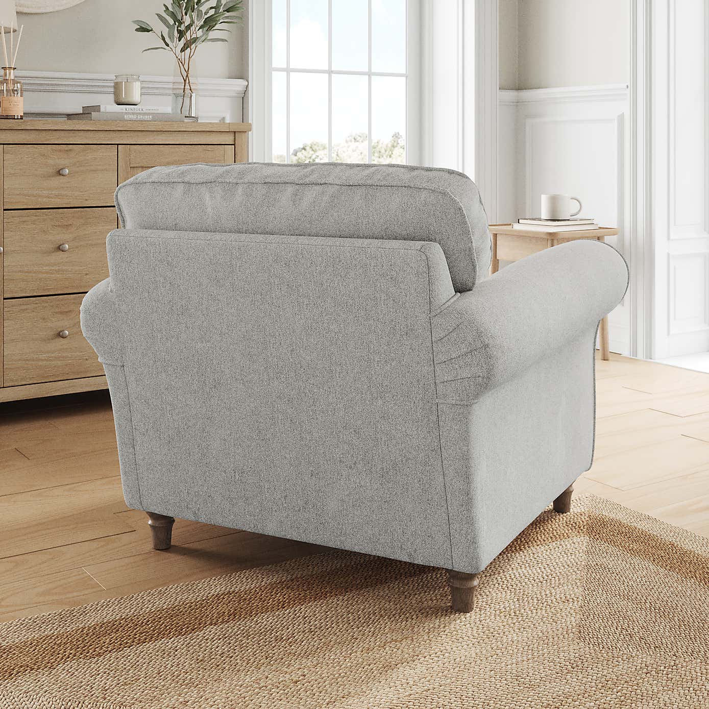 Flori Armchair, Soft Chenille