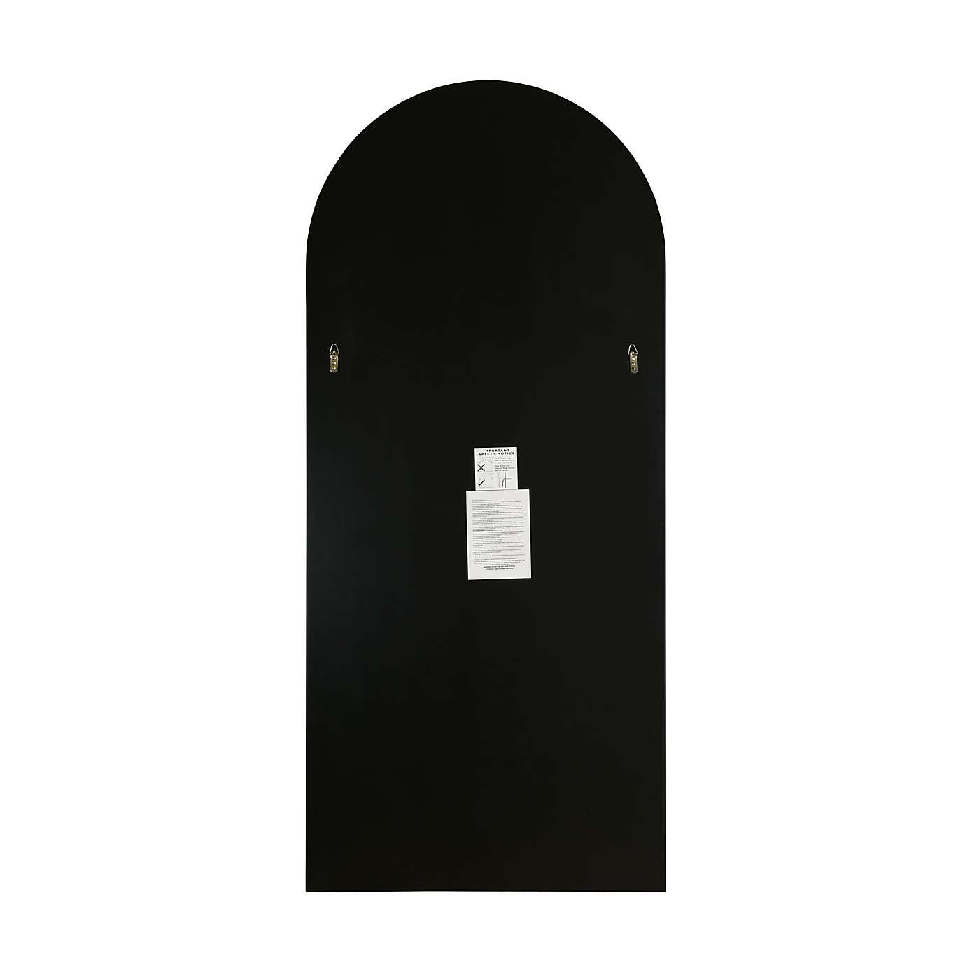 Arcus Frameless Arched Full Length Wall Mirror