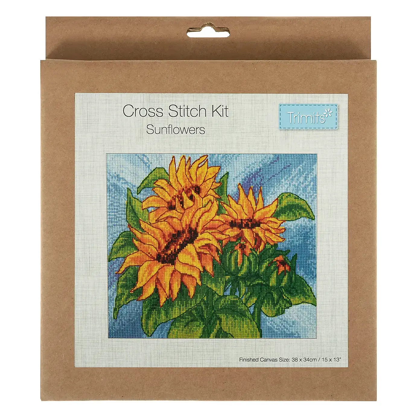 Cross Stitch Large Sun Flowers