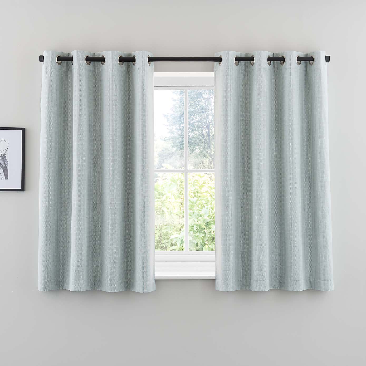 Neptune Textured Blackout Eyelet Curtains