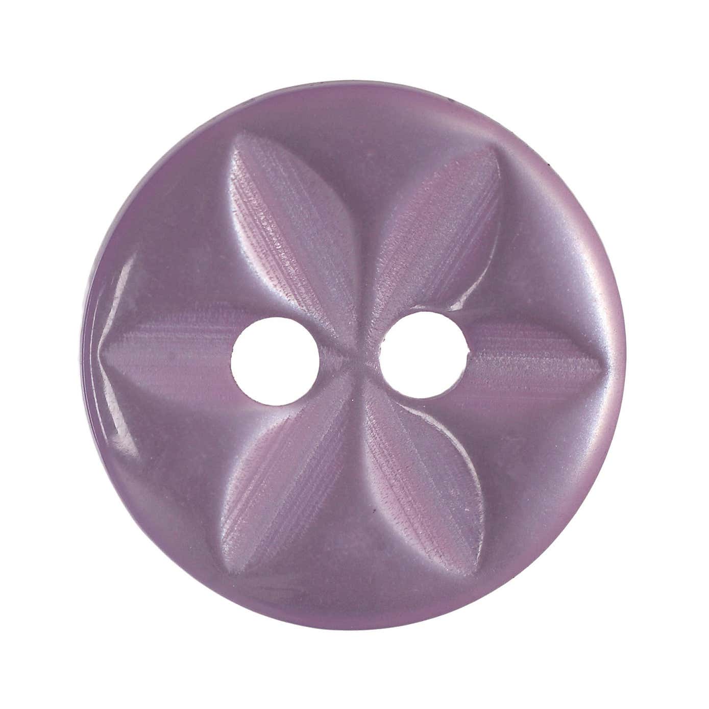 Pack of Fourteen Lilac Buttons
