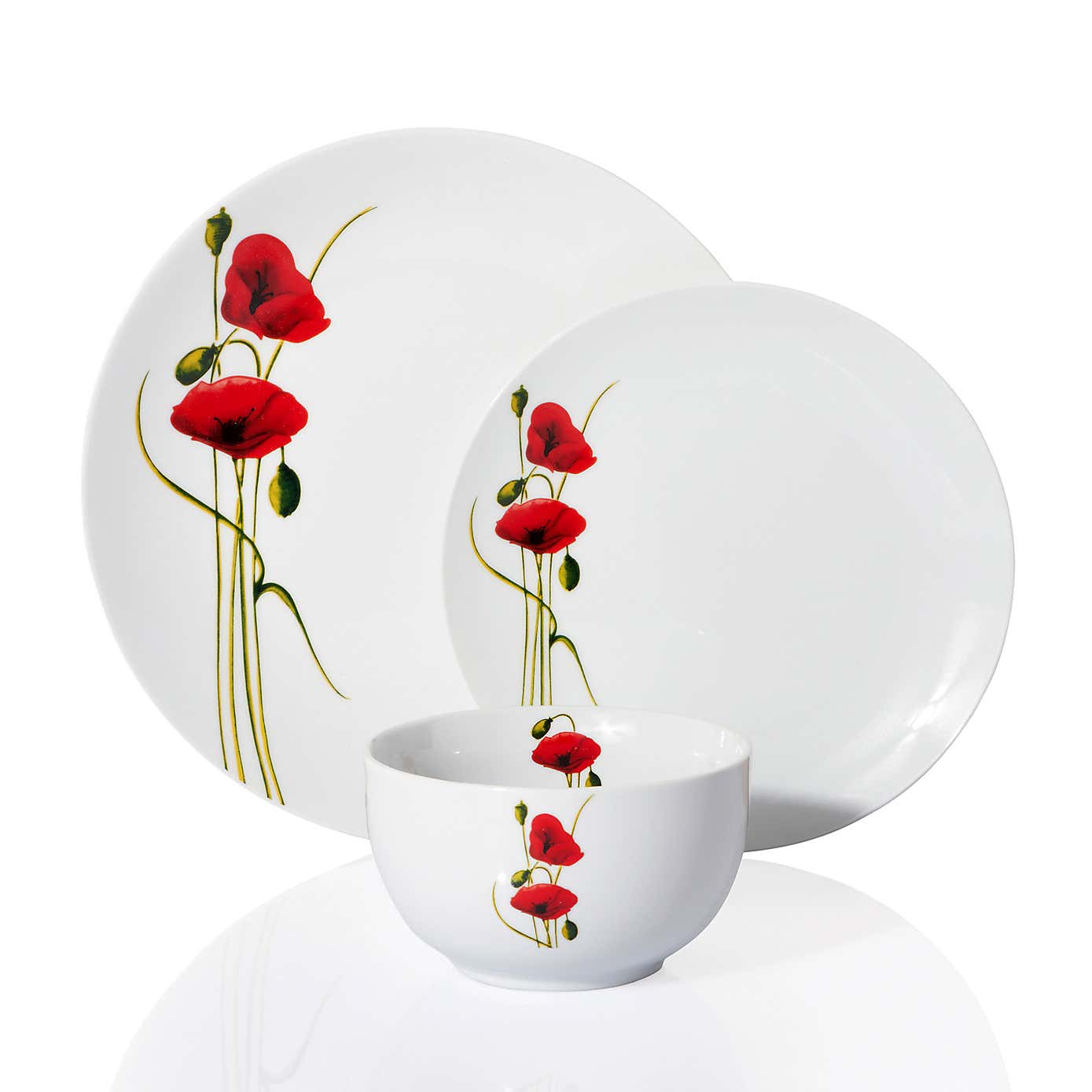 Poppy 12 Piece Dinner Set