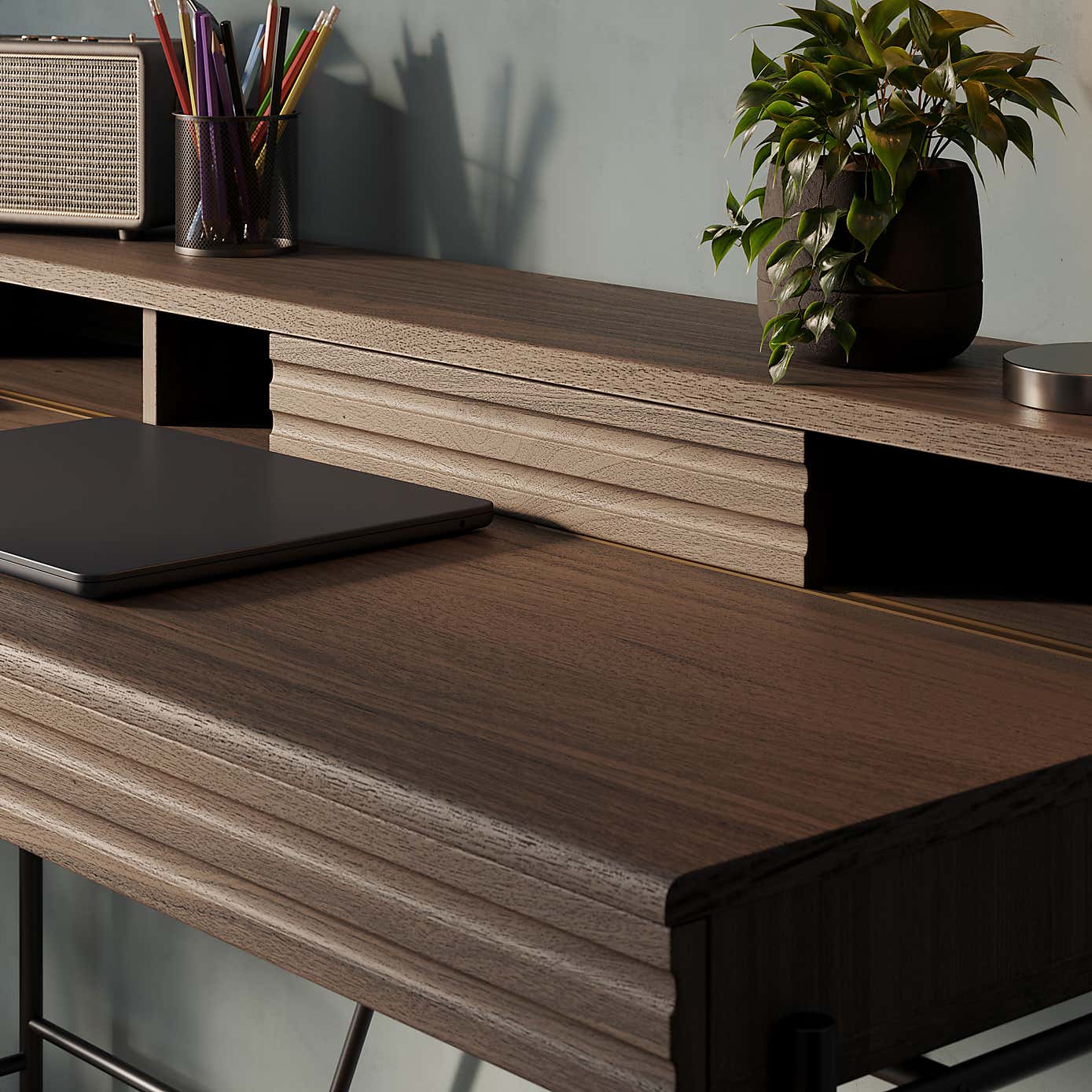 Bryant Wide Storage Desk