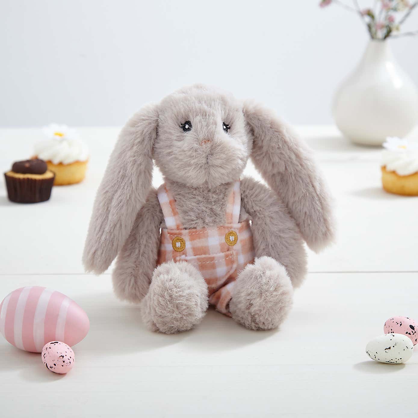 Bunny in Dungarees Plush Toy