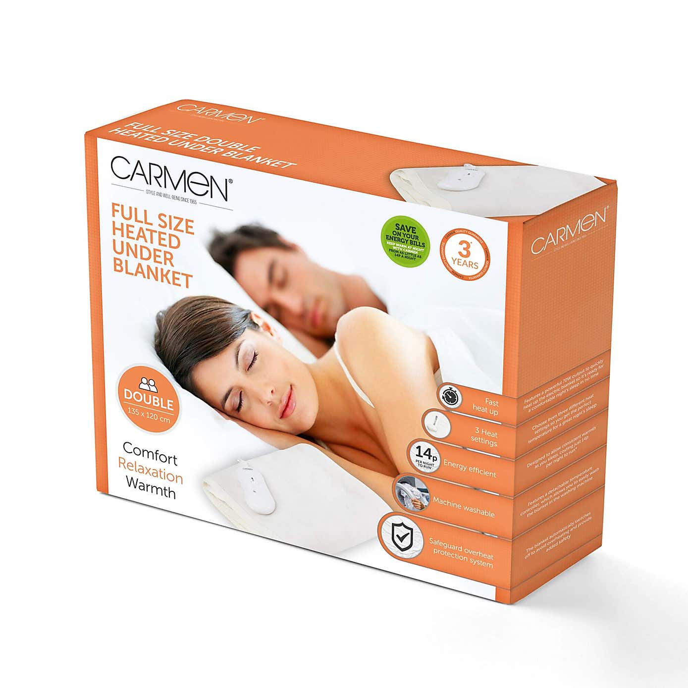 Carmen Heated Under Blanket