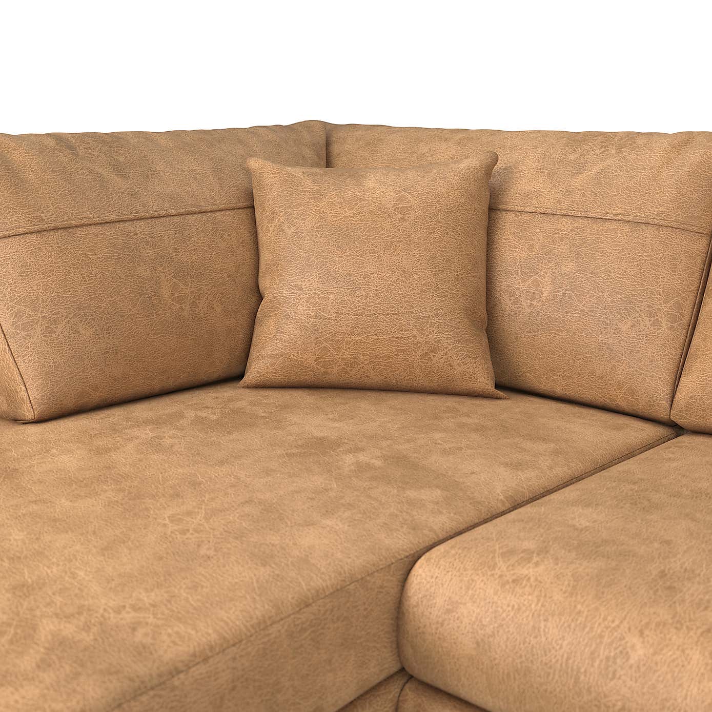 Carson Faux Leather Right Hand Corner Sofa