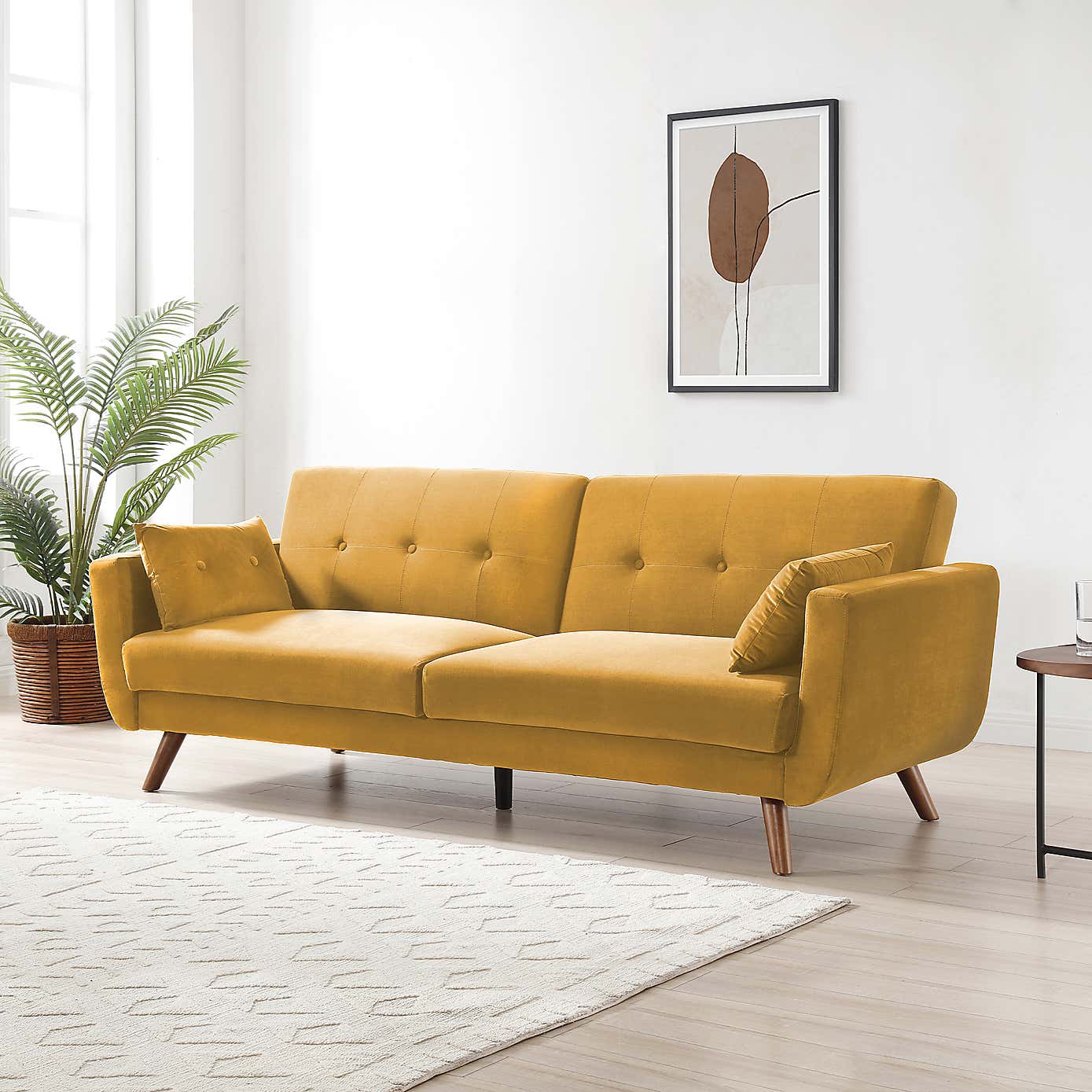 Bobby Velvet Double Sofa Bed