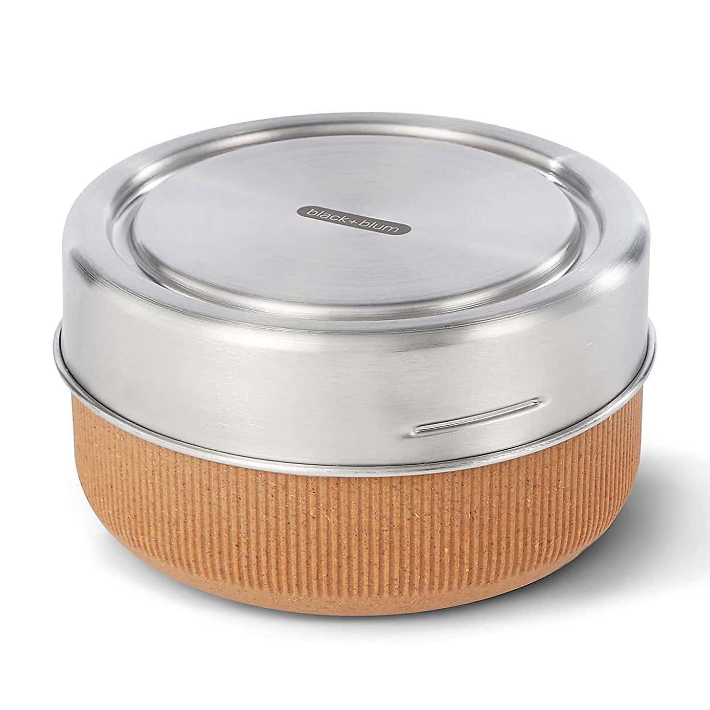 Black and Blum Glass Lunch Bowl