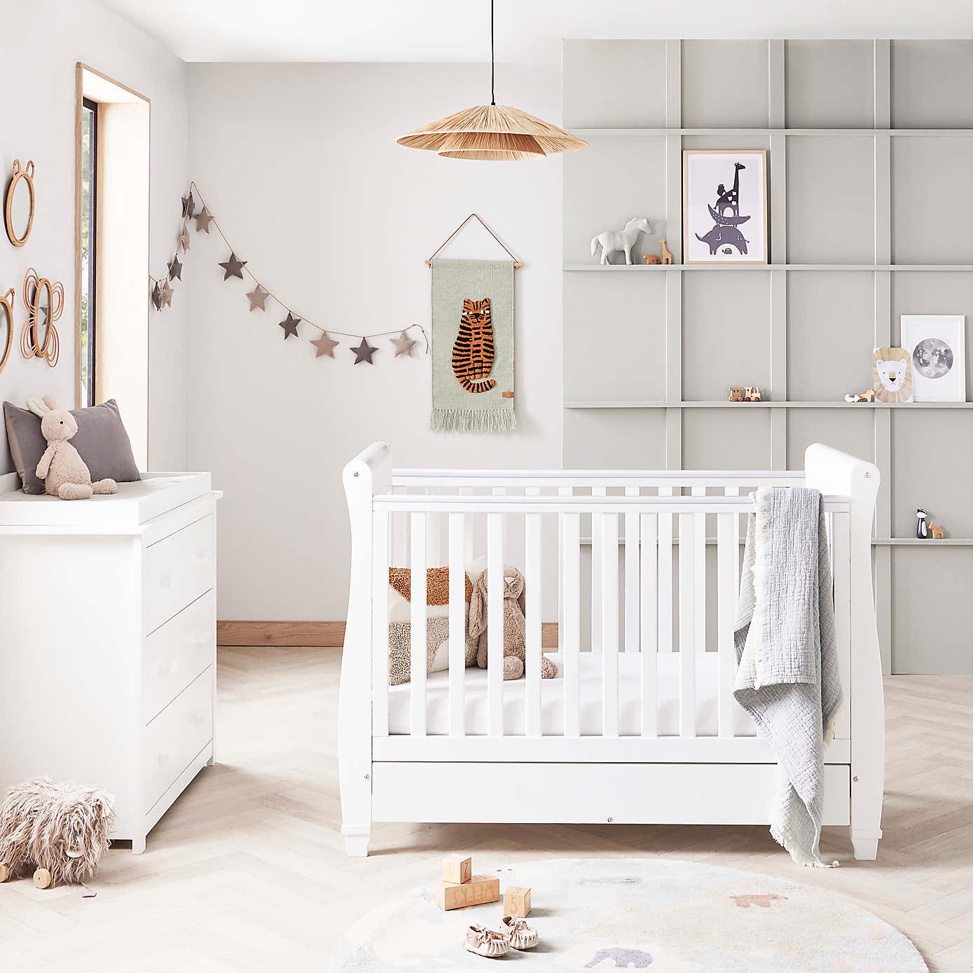 Babymore Eva 2 Piece Nursery Furniture Set