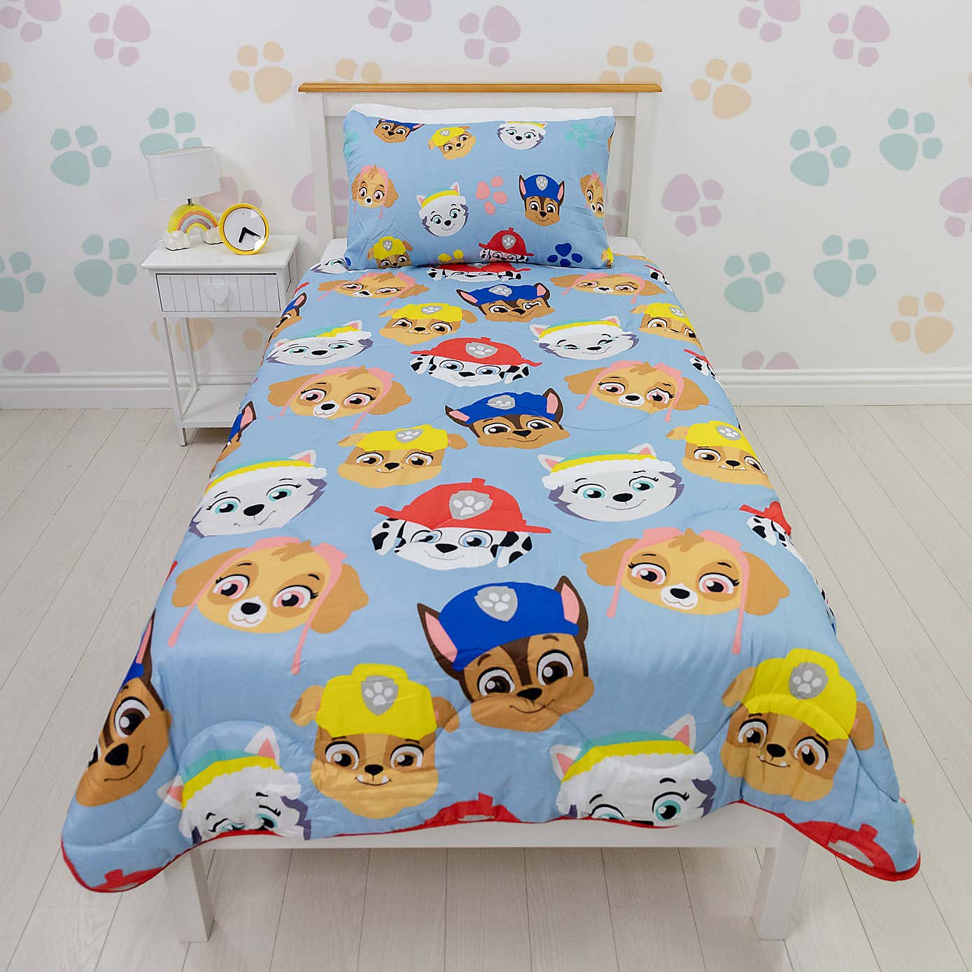 Paw Patrol Bold 10.5 Tog Coverless Duvet and Pillowcase Set