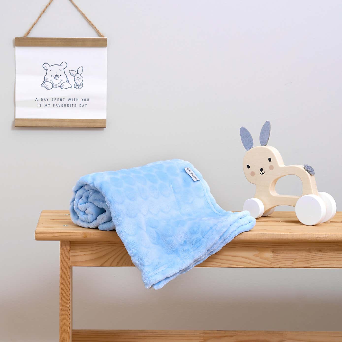 Clair de Lune Marshmallow Pram Blanket