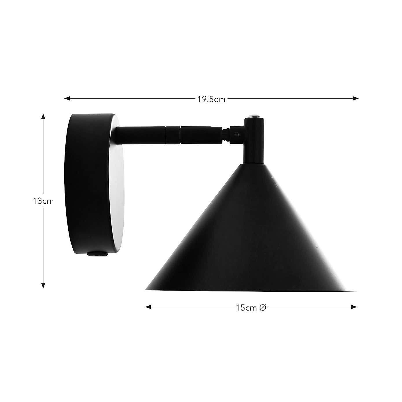 Edited Life Industrial Rechargeable Touch Dimmable LED Wall Light