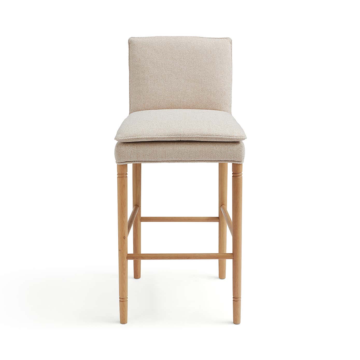 Churchgate Walcote Bar Stool, Herringbone Fabric