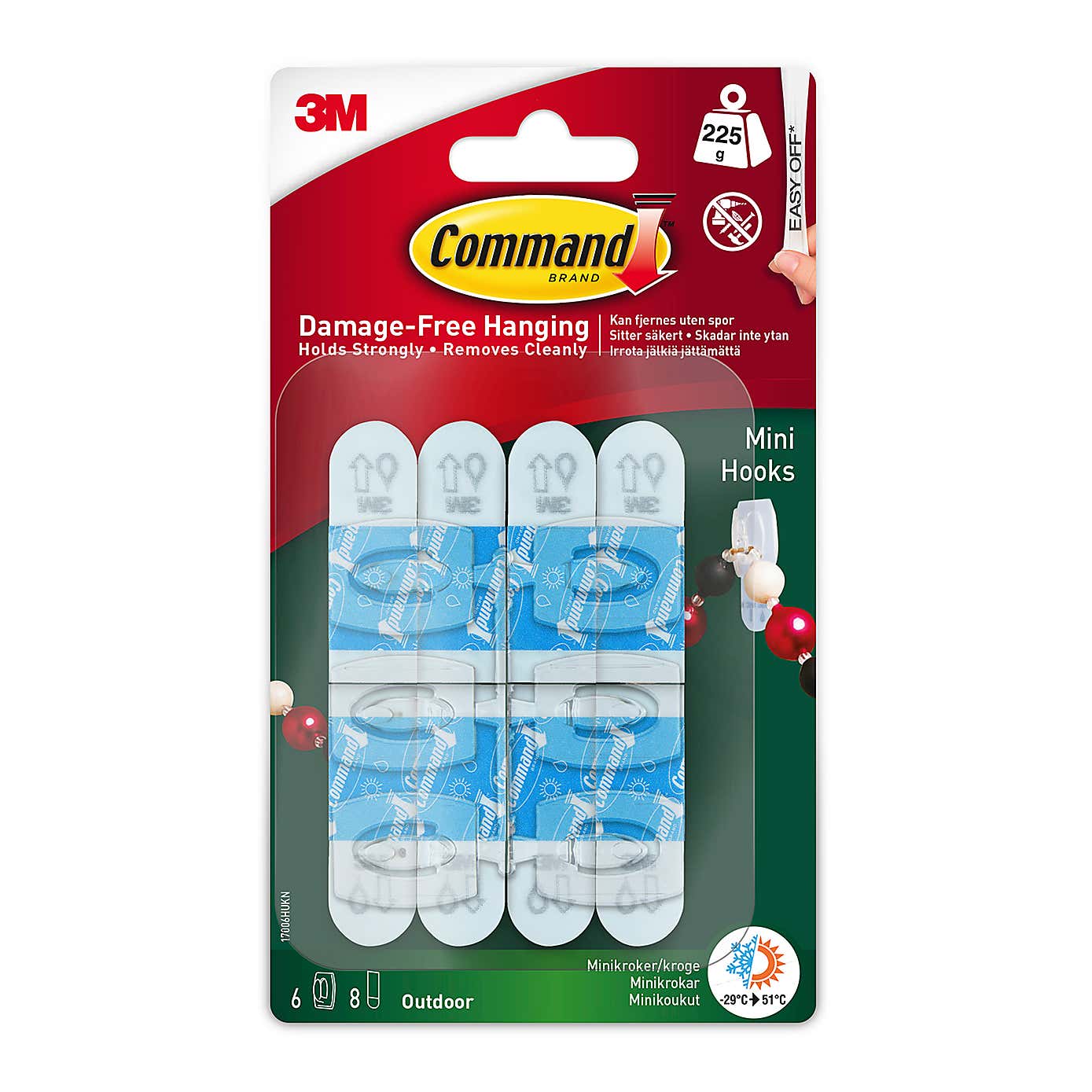 Command Outdoor Mini Hooks
