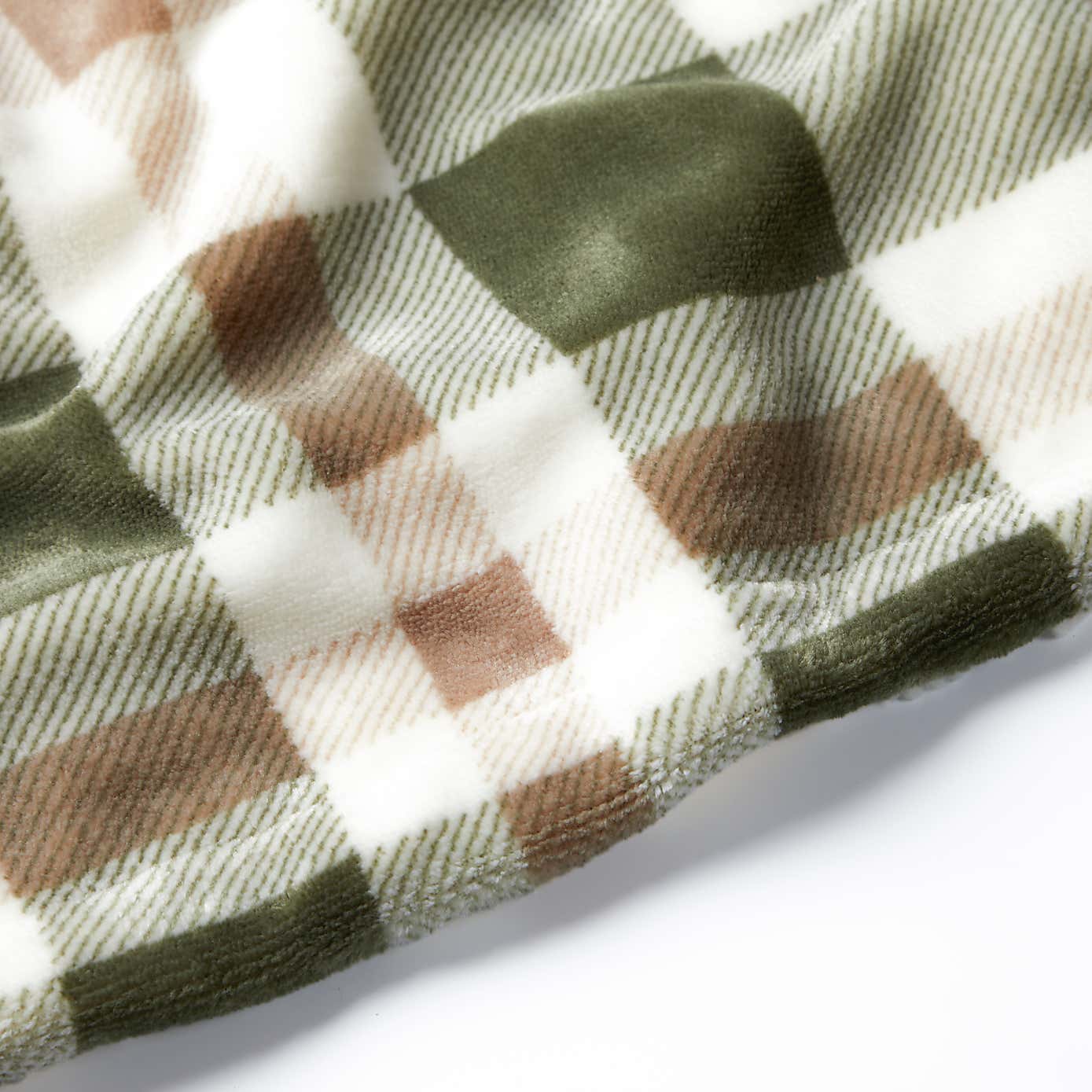 Check Sherpa Throw 130cm x 180cm