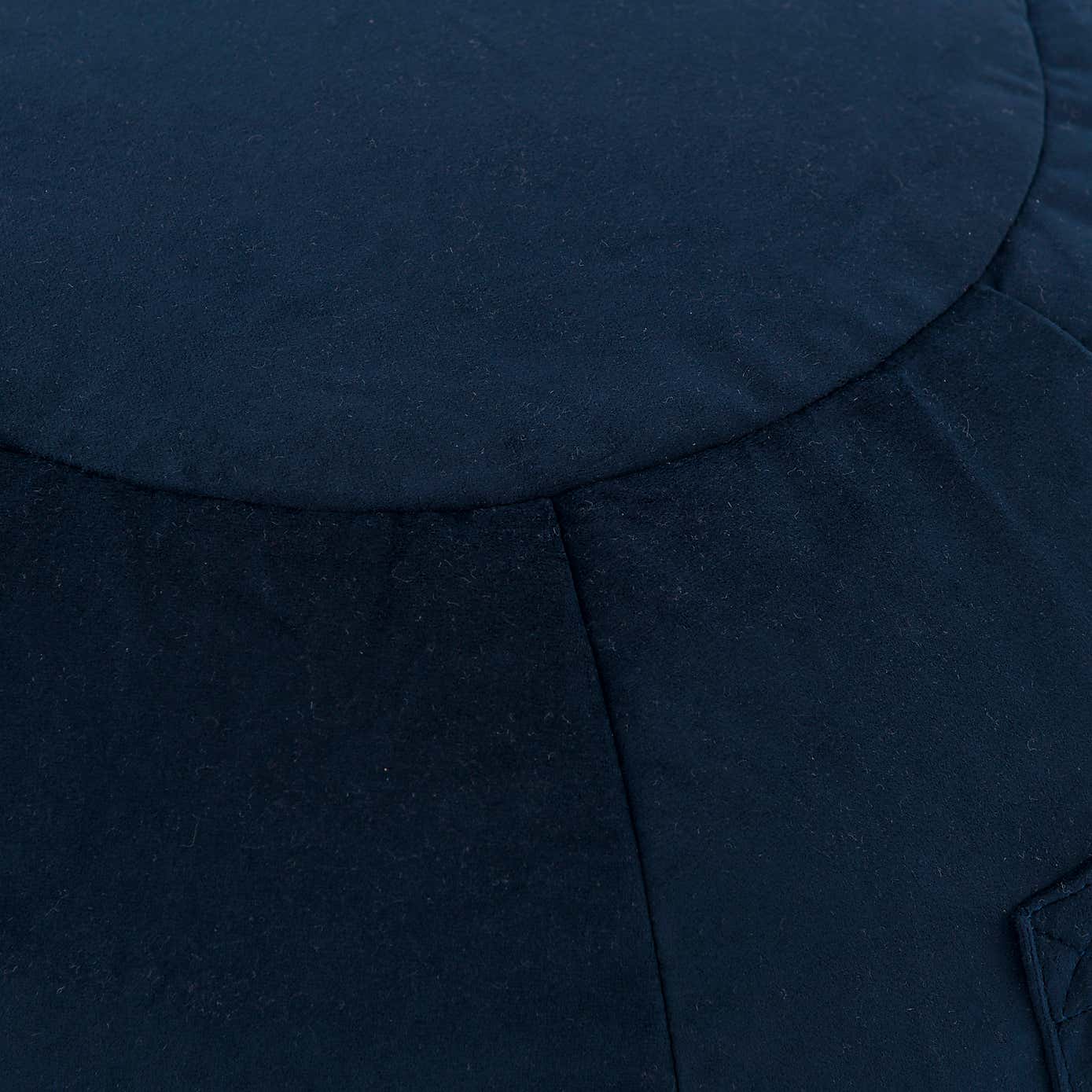 Eliza Navy Ball Pouffe