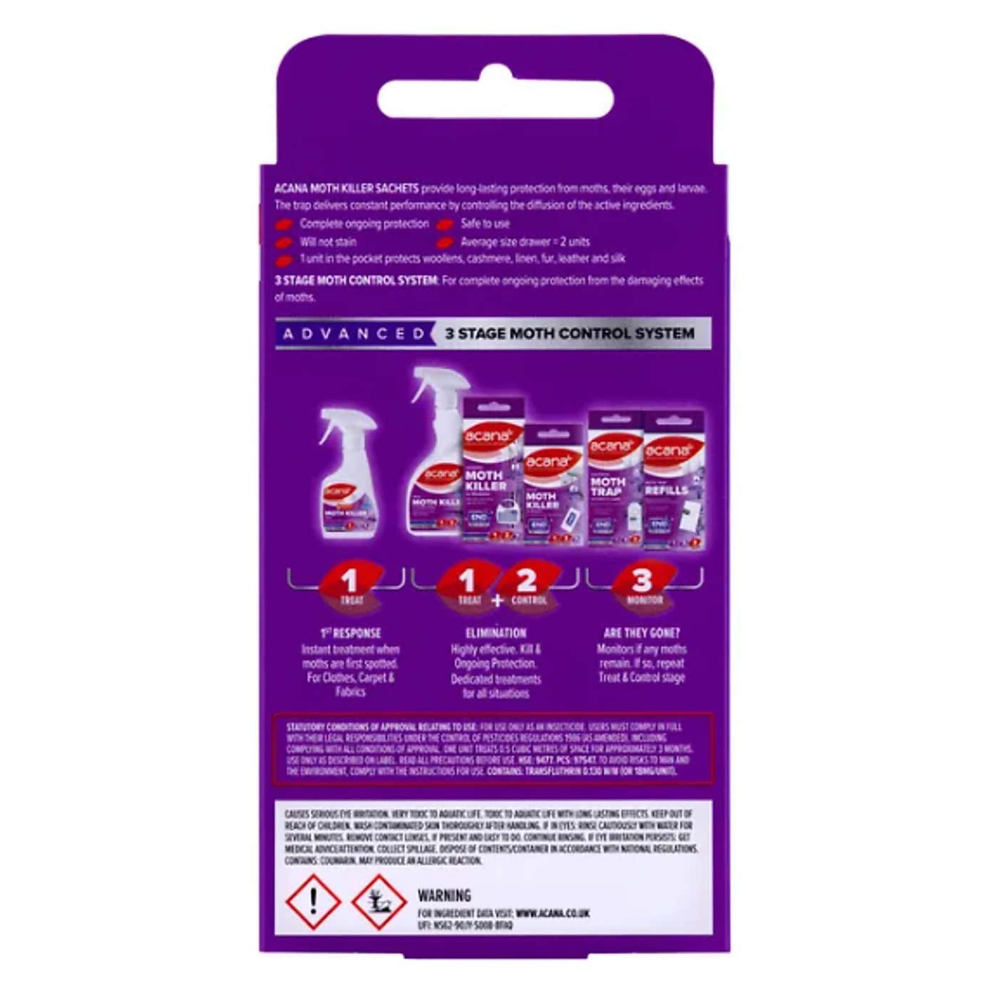 Pack of 20 Sachet Moth Repellent