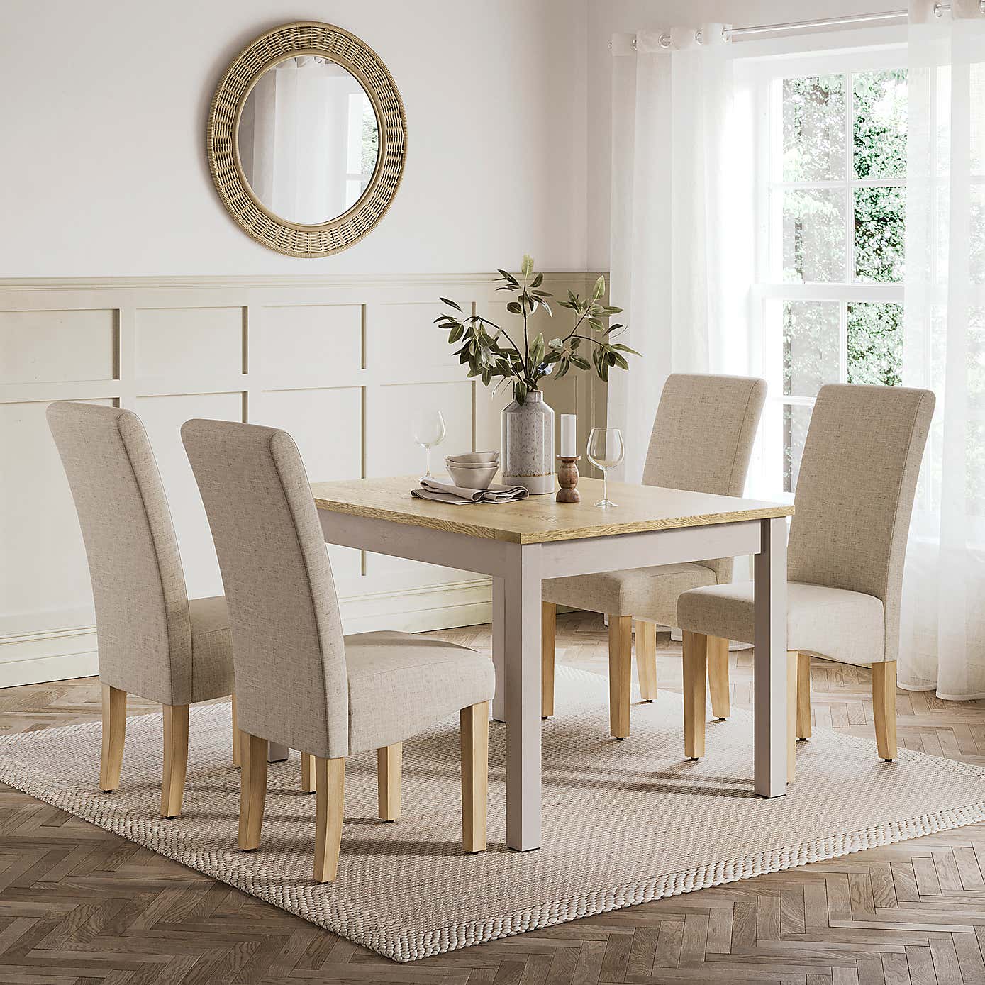 Olney Compact 6 Seater Rectangular Dining Table